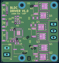 The second layer of the PCB.