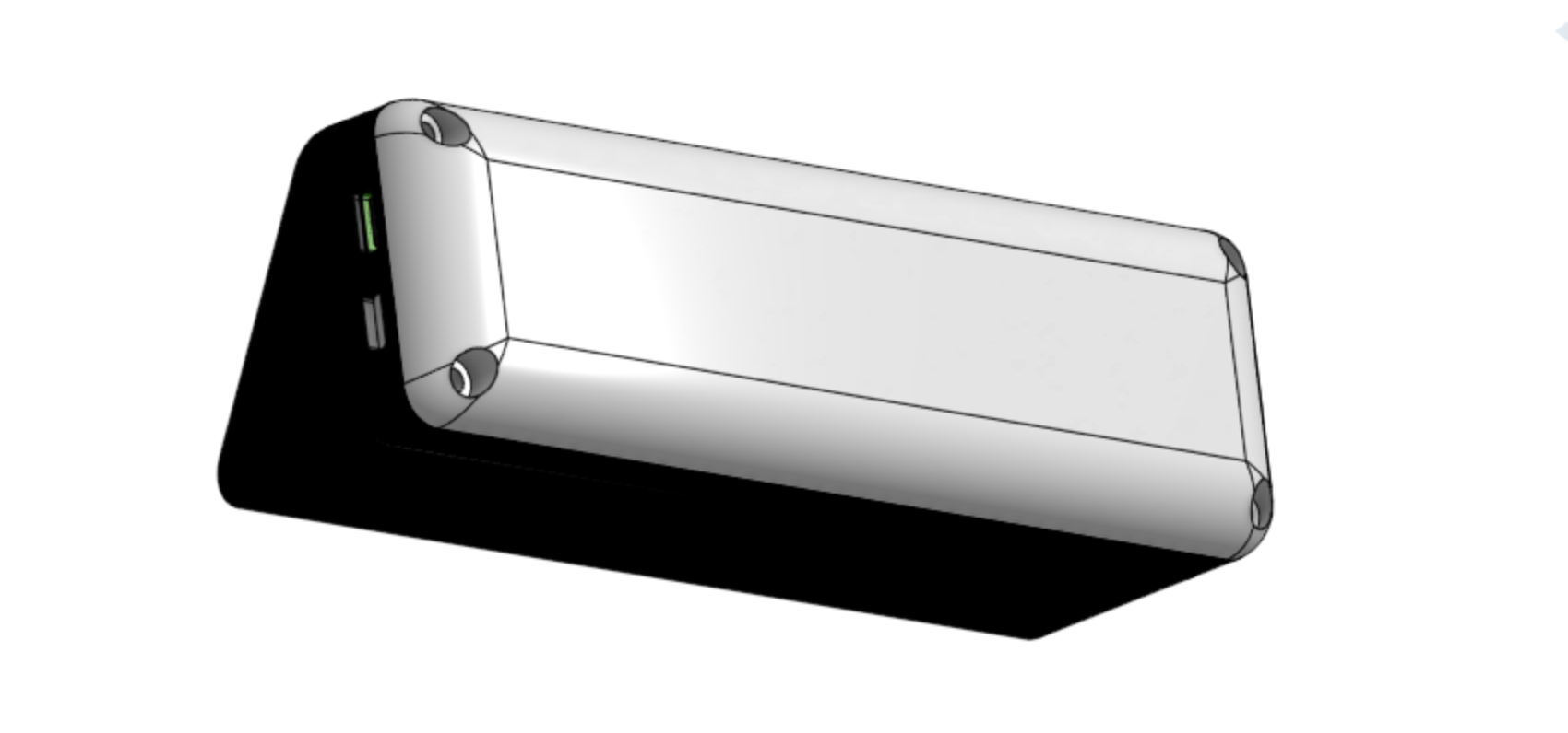 A screenshot of the onshape cad of the full bar.