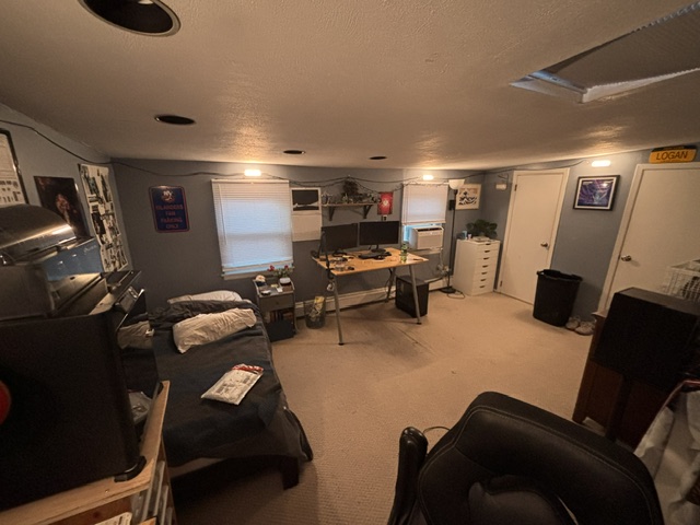 A photo of my bedroom with the LinkLites on.